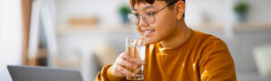 kid-at-school-drinking-water