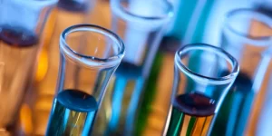 chemicals ready for analysis