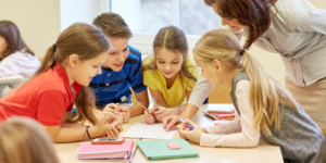 childs at school