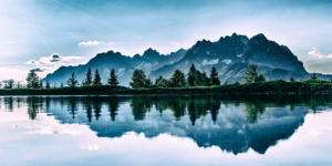 clean lake water