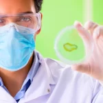 doctor with bacteria