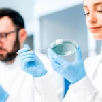 doctors checking for bacterias