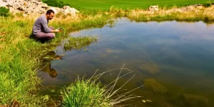 testing lake water