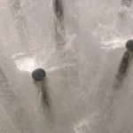 a lot of water fountains