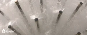 a lot of water fountains