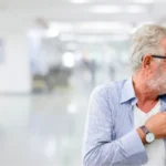 caucasian doctor with patient