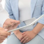 doctor showing tablet