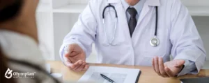 doctor speaking with one patient