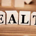 healt word from cubes