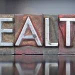 health metal letters