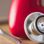 hearth in stethoscope