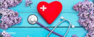 hearth stethoscope and flowers