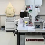 modern water testing laboratory