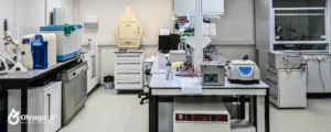 modern water testing laboratory