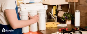 plumber changing water filter 4