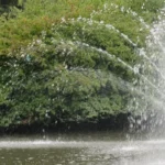 public fountain with clean water