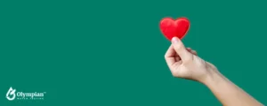 red hearth in hand