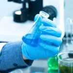 scientist in laboratory testing water 10