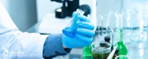 scientist in laboratory testing water 10