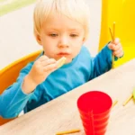 small child at launch