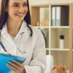 smiling young female doctor