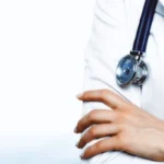 stethoscope on doctor