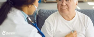woman doctor checking with stethoscope