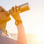 woman drinking water 19