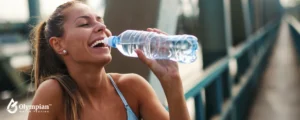 woman drinking water 4