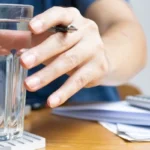 working and drinking water