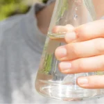 checking water quality with a glass 2