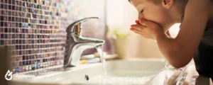 drinking tap water