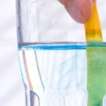 ph strip in alkaline water