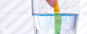 ph strip in alkaline water