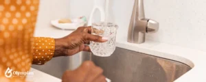 taking tap water 5