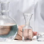 testing water quality in laboratory