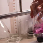 testing water quality in laboratory 4