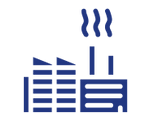 industrial discharge icon
