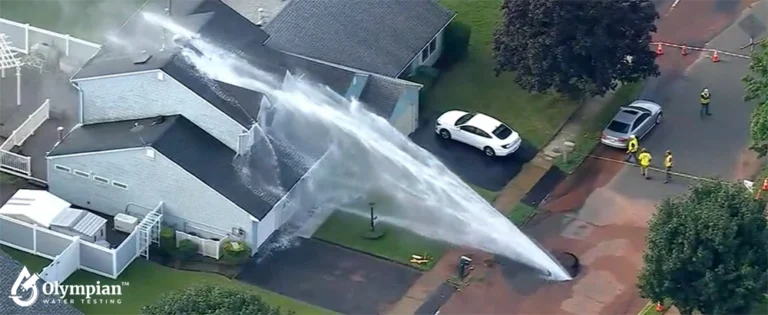 edison nj main water pipe break