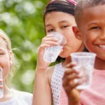 kids drinking water