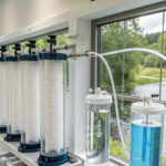 PFAS filtration system. Water filtration techniques for removing PFAS from water supplies. Water testing equipment.