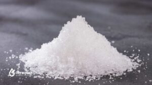 Pile of chlorine. Municipal water treatment chemical.