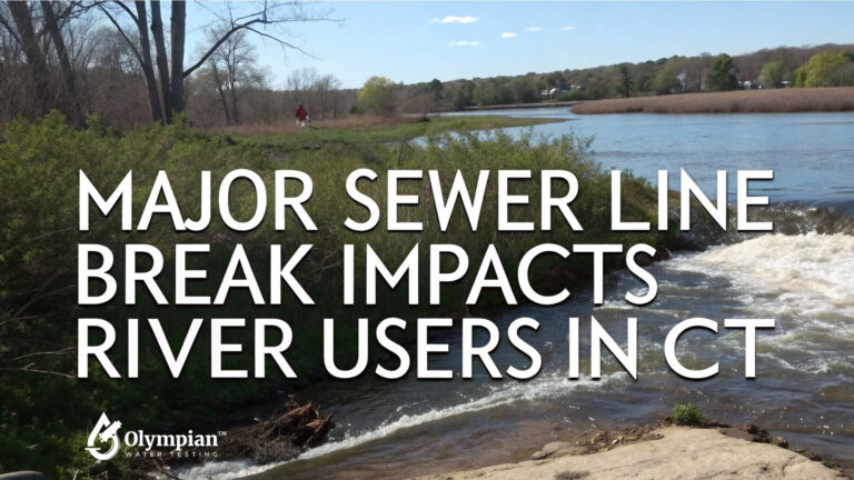 Major Sewer Line Break Impacts River Users in CT