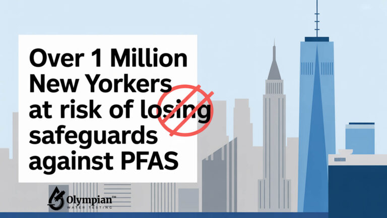 Over 1 Million New Yorkers at Risk of Losing Safeguards Against PFAS