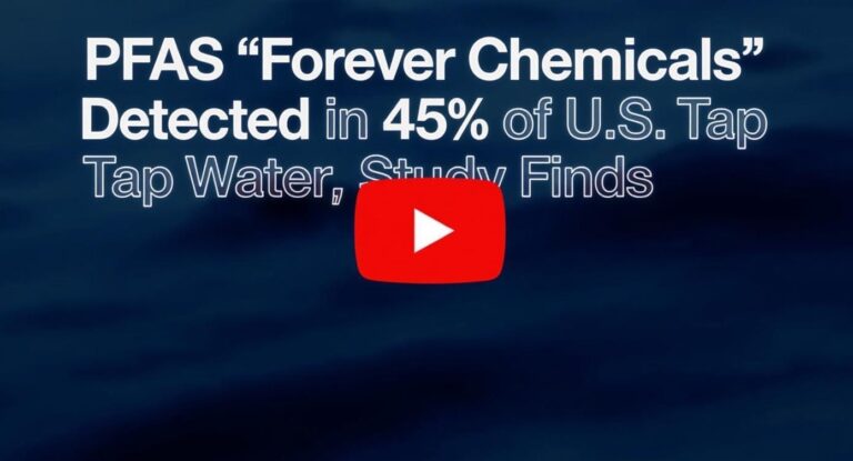 PFAS 'Forever Chemicals' Detected in 45% of U.S. Tap Water, Study Finds