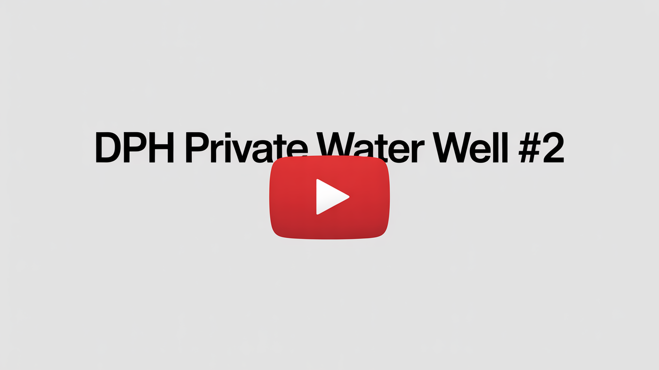 DPH Private Water Well #2