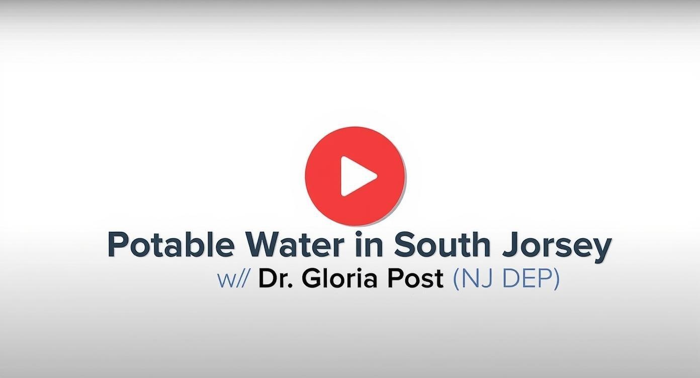 Potable Water in South Jersey w/ Dr. Gloria Post (NJ DEP)