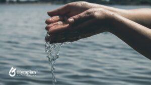 average water consumption per household per month