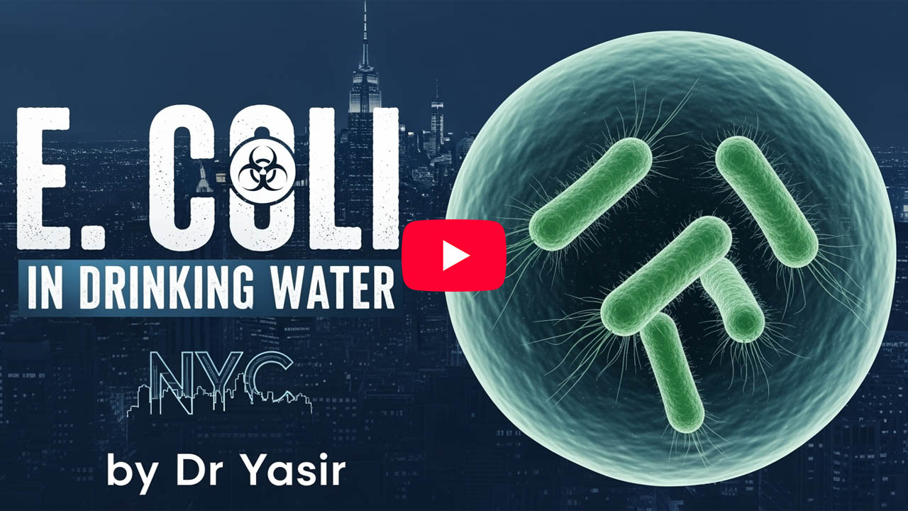 E Coli in Drinking Water NYC by Dr Yasir