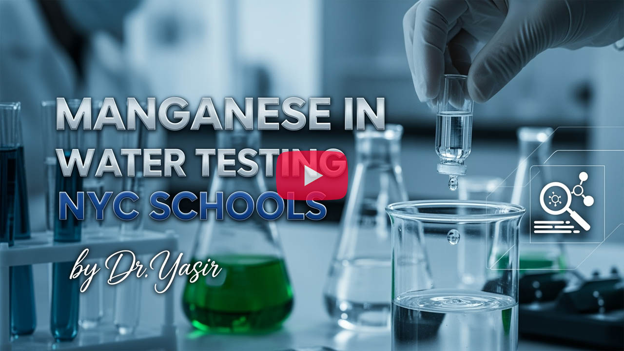 Manganese in Water Testing NYC Schools by Dr Yasir​